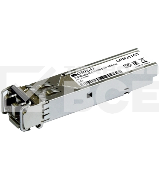 Трансивер Origo OFM311GT, оптич. SFP MM duplex 1Гбит/с Tx:850нм до 0.55км