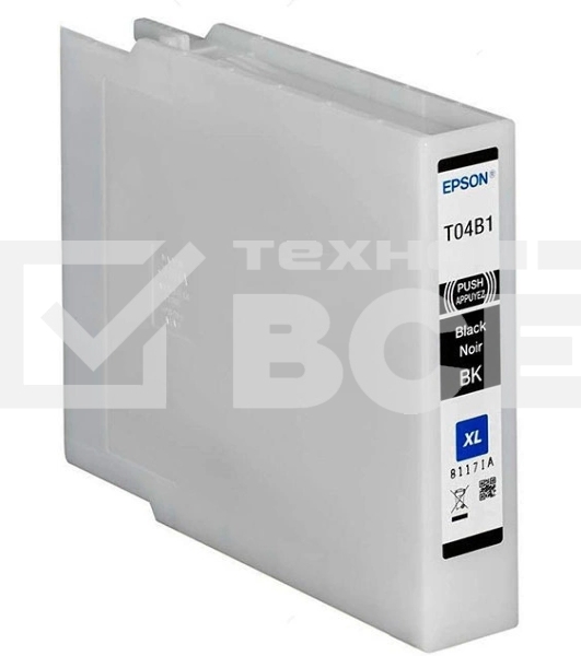 Картридж струйный Epson C13T04A140 черный (11500 стр.) для WorkForce WF-C8190DW WF-C8190, WF-C8690 DWF