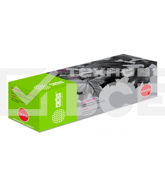 Картридж лазерный Cactus CS-C045HM пурпурный (2200стр.) для Canon LBP 611Cn/613Cdw/631Cn/633Cdw/635Cx