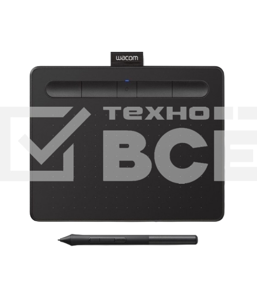 Планшет для рисования Wacom Intuos S Bluetooth CTL-4100WLK-N Bluetooth/USB черный