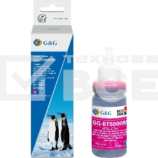 Чернила G&G GG-BT5000M пурпурный70мл для Brother HL-T4000DW/DCP-T510W/DCP-T710W/MFC-T81