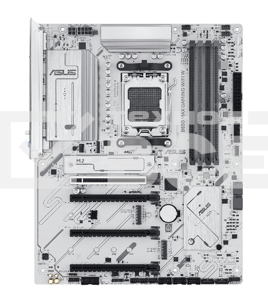 Материнская плата ASUS B850 MAX GAMING WIFI W, AM5, AMD B850, 4xDDR5, 4xSATA, 3xM.2, 1xPCIe 5.0 x16, 1xPCIe 4.0 x4, 2xPCIe 3.0 x1, 1xDisplayPort, 1xHDMI, 1x2.5Gb LAN, Wi-Fi 6E, Bluetooth 5.3, 1xUSB-C 10Gbps, 3xUSB-A 10Gbps, 2xUSB-A 5Gbps, 2xUSB-A 2.0, 3x3