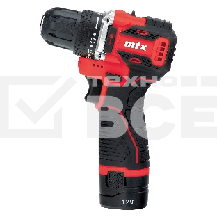Дрель-шуруповерт аккумуляторная бесщет. MTX CDB-BL-12, Li-Ion, 12 В