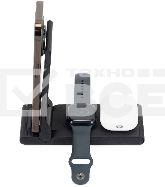 Беспроводное зарядное устройство Buro CWC-QC5 15W 3A (QI) USB-C универсальное черный