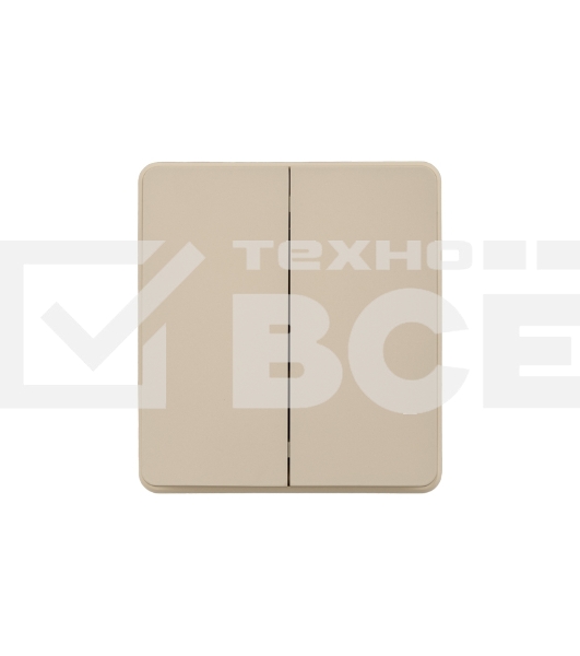 Выключатель KRANZ ROUND 2 кл перекрестный (переключатель) 10А с/у шелк