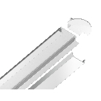 Алюминиевый профиль Ambrella light GP1001WH белый 2000*21.5*6.8, фото5