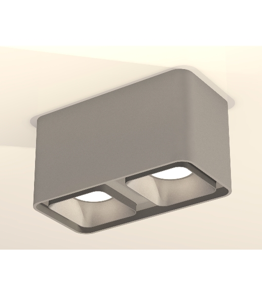 Светильник Ambrella Light XS7852003 SGR/SSL серый песок/серебро песок MR16 GU5.3 (C7852, N7703)