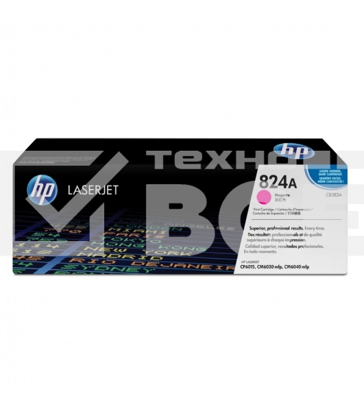 Картридж лазерный HP CB383A пурпурный Color LJ CP6015/CM6030mfp/CM6040mfp (21000 стр.)