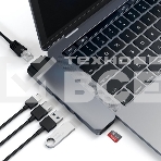 Хаб USB Satechi Aluminum Pro Hub with Ethernet для 2016/2017 MacBook Pro 13” и 15”. Цвет серый космос., фото3