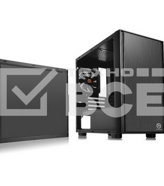 Компьютерный корпус Thermaltake Versa H17 черный без БП mATX 1xUSB2.0 1xUSB3.0 audio bott PSU