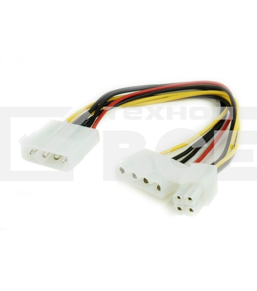 Разветвитель питания Cablexpert CC-PSU-4, Molex->Molex + ATX 4 пин