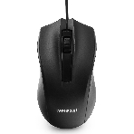 Мышь проводная Гарнизон GM-115 черный, 800 dpi, USB, кнопки - 3, фото 1