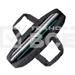 Сумка ExeGate Business ECC-215 Black, черная, полиэстер повышенной плотности 600D, 15.6