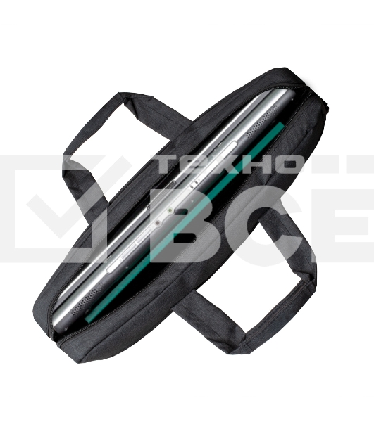 Сумка ExeGate Business ECC-215 Black, черная, полиэстер повышенной плотности 600D, 15.6