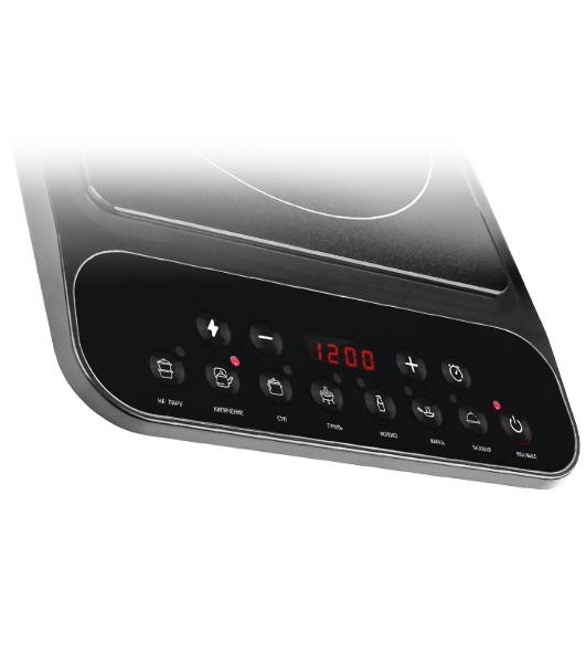 Плита настольная электрическая Centek CT-1517 черный, 2 кВт, индукция, конфорки - 1, стеклокерамика, сенсор