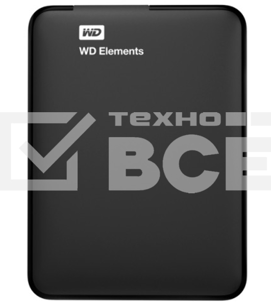 Внешний жесткий диск HDD WD 1Tb Original USB 3.0 WDBUZG0010BBK-WESN Elements Portable 2.5