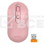 Мышь беспроводная A4Tech Fstyler FG20 розовый, 2000 dpi, радиоканал, USB, кнопки - 4, фото2