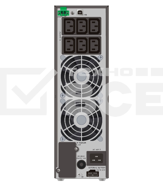 Источник бесперебойного питания Ippon Innova G2 2000L 1800Вт 2000ВА черный (АКБ приобретается отдельно)