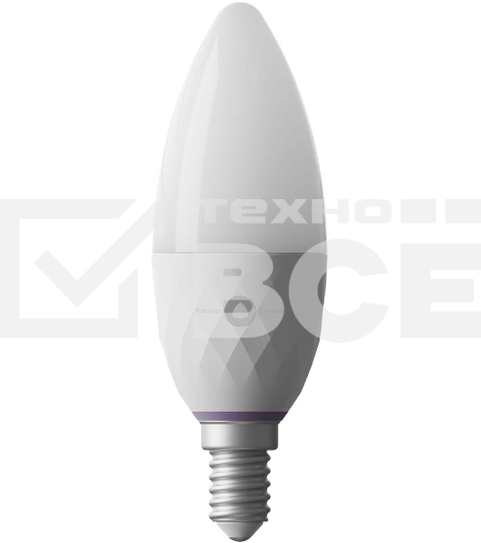 Умная лампа Yandex YNDX-00017 E14 4.8Вт 430lm Wi-Fi (упак.:1шт)