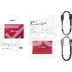Твердотельный накопитель Samsung SSD 2TB T7, USB Type-C, R/W 1000/1050MB/s, красный, фото2