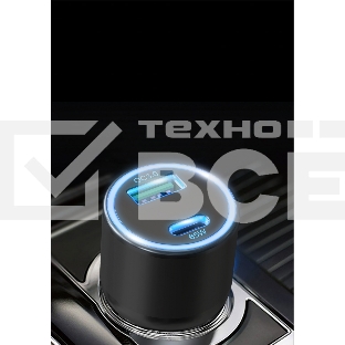 Автомобильное зар./устр. Wiiix UCC-7-2-10 18W 3.25A+3A (PD+QC) USB/USB Type-C универсальное черный