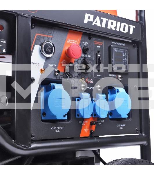 Электрогенератор бензиновый Patriot GRA 12000AWS, 12 кВт, 62 дБ, 155 кг