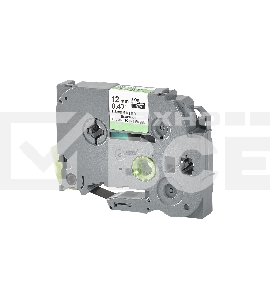 Кассета с лентой S'OK by Sakura Printing TZED31 для Brother, черный на зеленом, 12мм/8м, наклейка