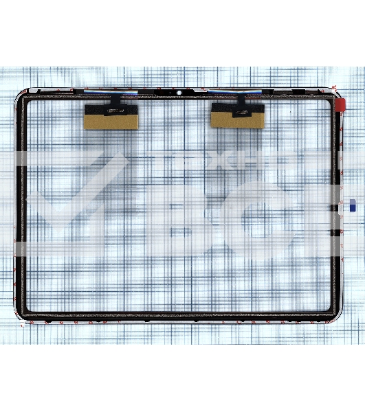 Сенсорное стекло (тачскрин) для Apple iPad 10.9 2022 (A2757, A2777), черное