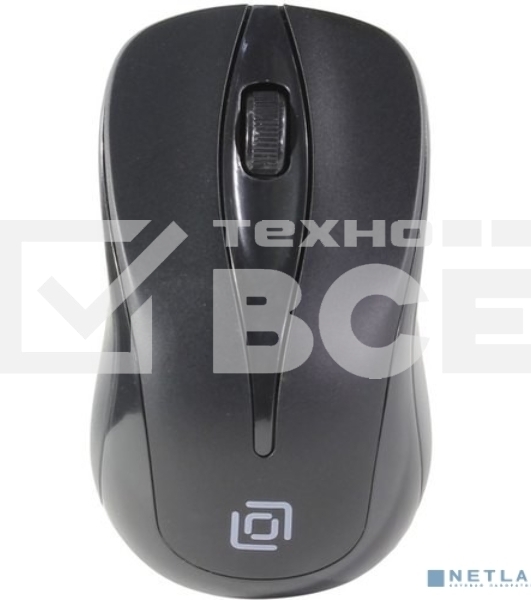 Мышь беспроводная Oklick 675MW черный, 800 dpi, радиоканал, USB, кнопки - 3