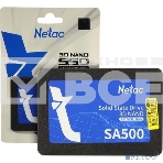 Накопитель SSD Netac SA500, 512GB, SATA III, 2.5