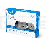 Коммутатор Cudy 8 RJ-45 10/100/1000M PSE ports +2 RJ45 10/100/1000 Uplink Port Unmanaged PoE+ Switch 120W, CCTV/VLAN mode support, long distance:250M at CCTV mode. 802.3af/at standard, Aternative 1/2(+),3/6(-), Rack-mountable Steel Case, Watchdog, 120W internal, фото4