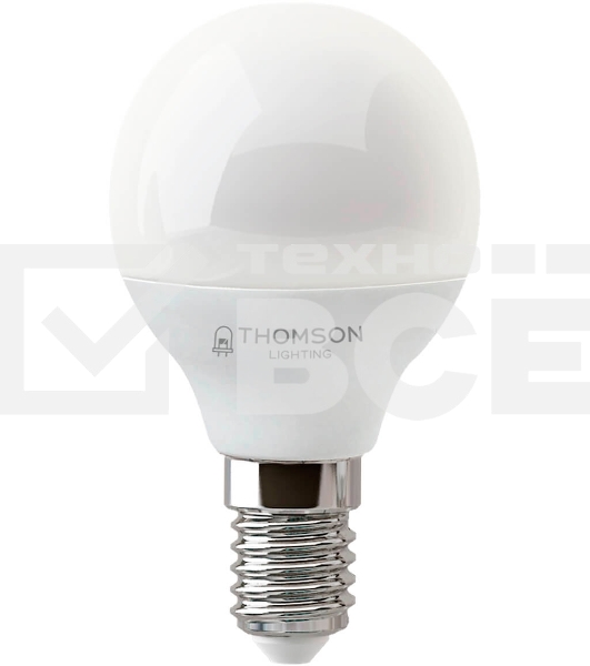 Лампа LED Thomson E14,  шар, 6Вт, 6500К, белый холодный,  TH-B2315, 1 шт.