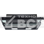 Встраивамая вытяжка Bosch Serie 2 DFT63CA60Q с выдвижным экраном, 60 см, цвет черный, производительность до 300 м3/ч, режим отвода/циркуляции, 3 ступени мощности, кулисные переключатели, LED-освещение, фото2