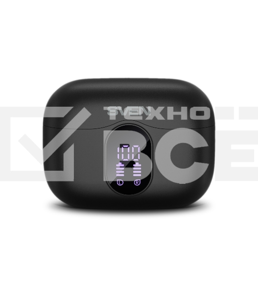 Беспроводные внутриканальные наушники с микрофоном Sven E-315B, черный (Bluetooth, TWS, ANC, ENC, APP)