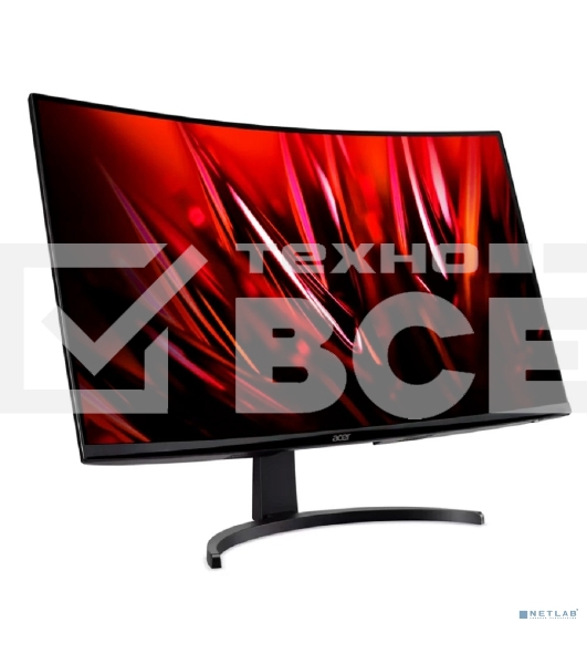 Монитор 31,5'' Acer Nitro ED320QXbiipx, ZeroFrame, Curved 1500R Black, 16:9, VA, 1920x1080, 1ms, 300cd, 240Hz, 2xHDMI(2.0) + 1xDP(1.2) + Audio out , sync: FreeSync