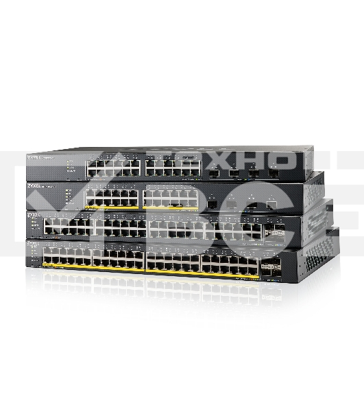 Коммутатор XGS1935-52HP, 52 Port Smart Managed PoE Switch, 48x Gigabit PoE and 4x 10G SFP+, hybrid mode, standalone or NebulaFlex Cloud, 375 Watt PoE