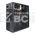 Компьютерный корпус Miditower ExeGate AA-440-UNS400 (ATX, БП UNS400 с вент. 12см, 2*USB, аудио, черный), фото5