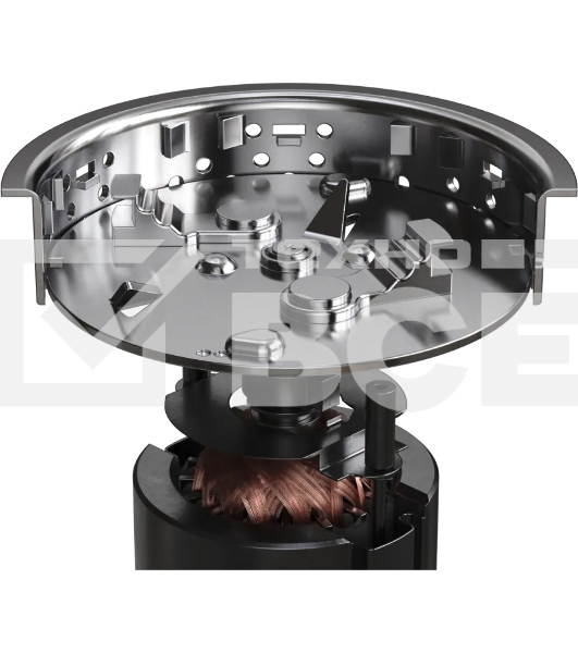 Измельчитель пищевых отходов Kuppersberg WS 550 B, High-Tech, мощность 550 Вт, 3400-3800 об/мин, защита от перегрева, авто выключение, DC мотор, шумоизоляция, уровень шума 70 дБ, черный