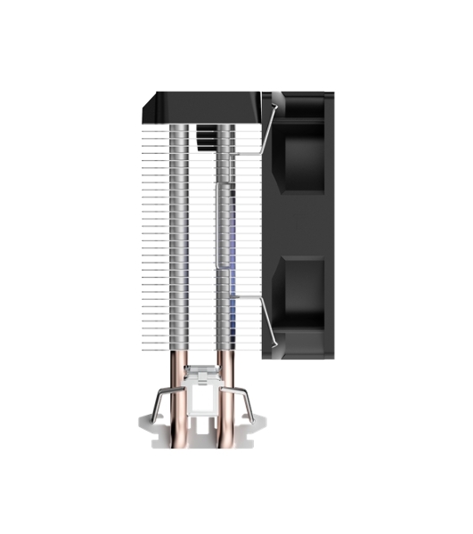 Кулер для процессора Ocypus Gamma A20 BK ARGB, 92mm FARGB FAN, Top FARGB Panel, 2 HEAT PIPES, 3-PIN, 1900 RPM, 21DBA, HYDRO BEARING, LGA115X/1200/1700/18XX, AM4/AM5