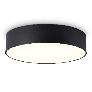 Потолочный светодиодный светильник Ambrella light FV5525 BK черный LED 35W 3000K D300*58 (Без ПДУ)