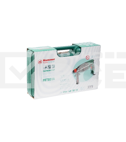 Перфоратор Hammer Flex PRT800A 29266 137-010 Перфоратор 800 Вт SDS+ 26мм 0-780об/мин 2.6Дж 3 режима кейс