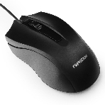 Мышь проводная Гарнизон GM-115 черный, 800 dpi, USB, кнопки - 3, фото2