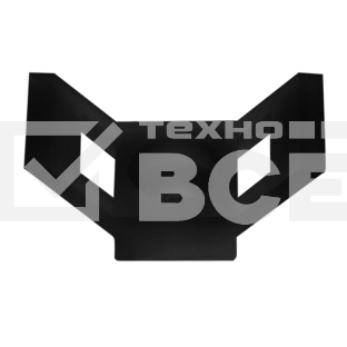 Площадка для крепления стяжки Rexant (ПС-2) 29x15 мм, черная, упаковка 100 шт.