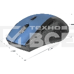 Мышь беспроводная Defender Accura MM-365 синий, 1600 dpi, радиоканал, USB, кнопки - 6, фото10