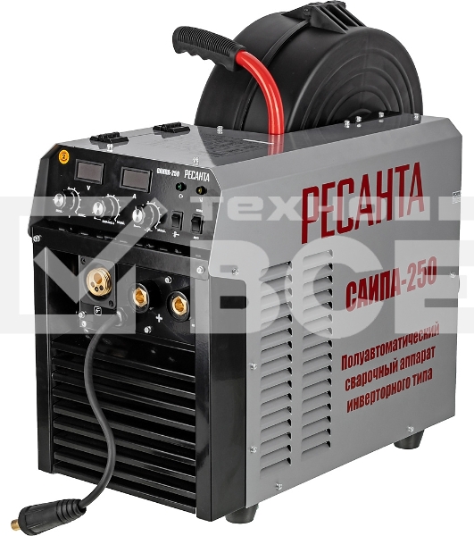 Сварочный аппарат Ресанта САИПА-250 инвертор ММА DC/MIG-MAG/FCAW 11.5кВт