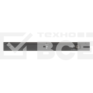 Настраиваемый L2 коммутатор D-Link DGS-1100-26MPPV2/A3A с 24 портами 10/100/1000Base-T и 2 комбо-портами 1000Base-T/SFP (порты 1-24 PoE 802.3af/at, порты 21-24 PoE 802.3bt, PoE-бюджет 525 Вт)