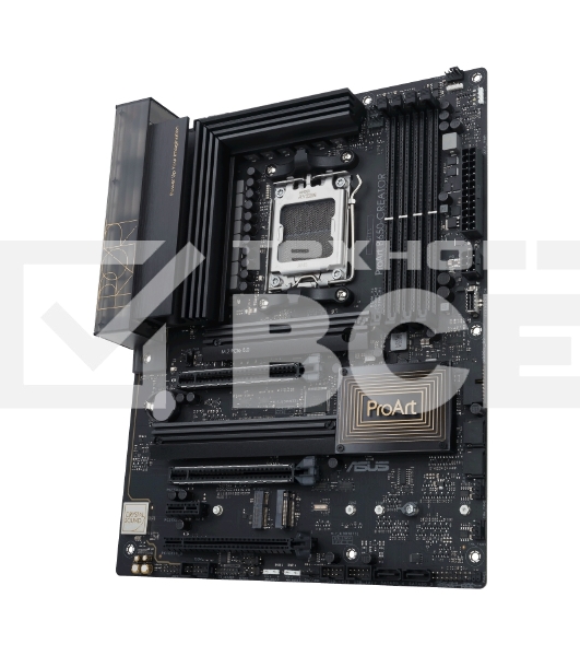 Материнская плата ASUS ProArt B650-CREATOR, AM5, AMD B650, 4xDDR5, 4xSATA, 3xM.2, 1xPCIe 4.0 x16, 1xPCIe 4.0 x8, 1xPCIe 4.0 x4, 1xHDMI, 1xDP, 2x 2.5Gb LAN, 2xUSB-C 3.2 Gen 2, 3xUSB-A 3.2 Gen 2, 2xUSB-A 2.0, 5x3.5 мм, 7.1, ATX