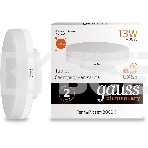 Лампа светодиодная LED Elementary 13Вт 3000K GX53 890lm 83813 Gauss, фото2