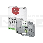 Кассета с лентой S'OK by Sakura Printing TZED31 для Brother, черный на зеленом, 12мм/8м, наклейка, фото 1