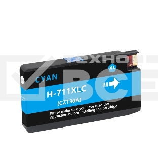 Струйный картридж NV Print 711 (NV-CZ130A) Cyan для HP Designjet T120/T520 (27 мл)